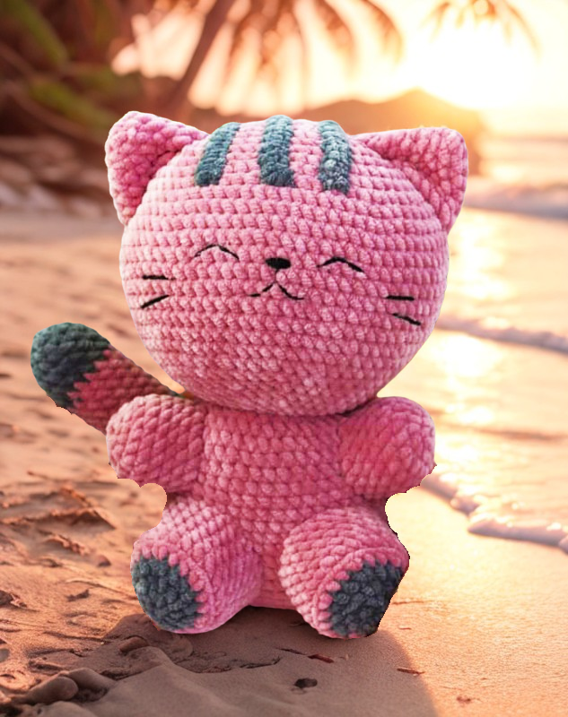 Amigurumi Cat Crochet Pattern | Plusha Plush Toy PDF
