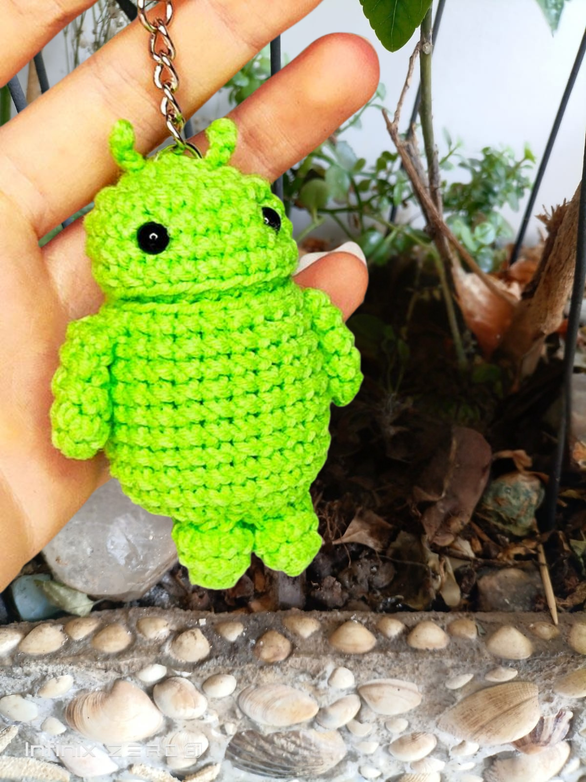 Android Amigurumi Keychain Pattern | Cute Crochet Toy PDF
