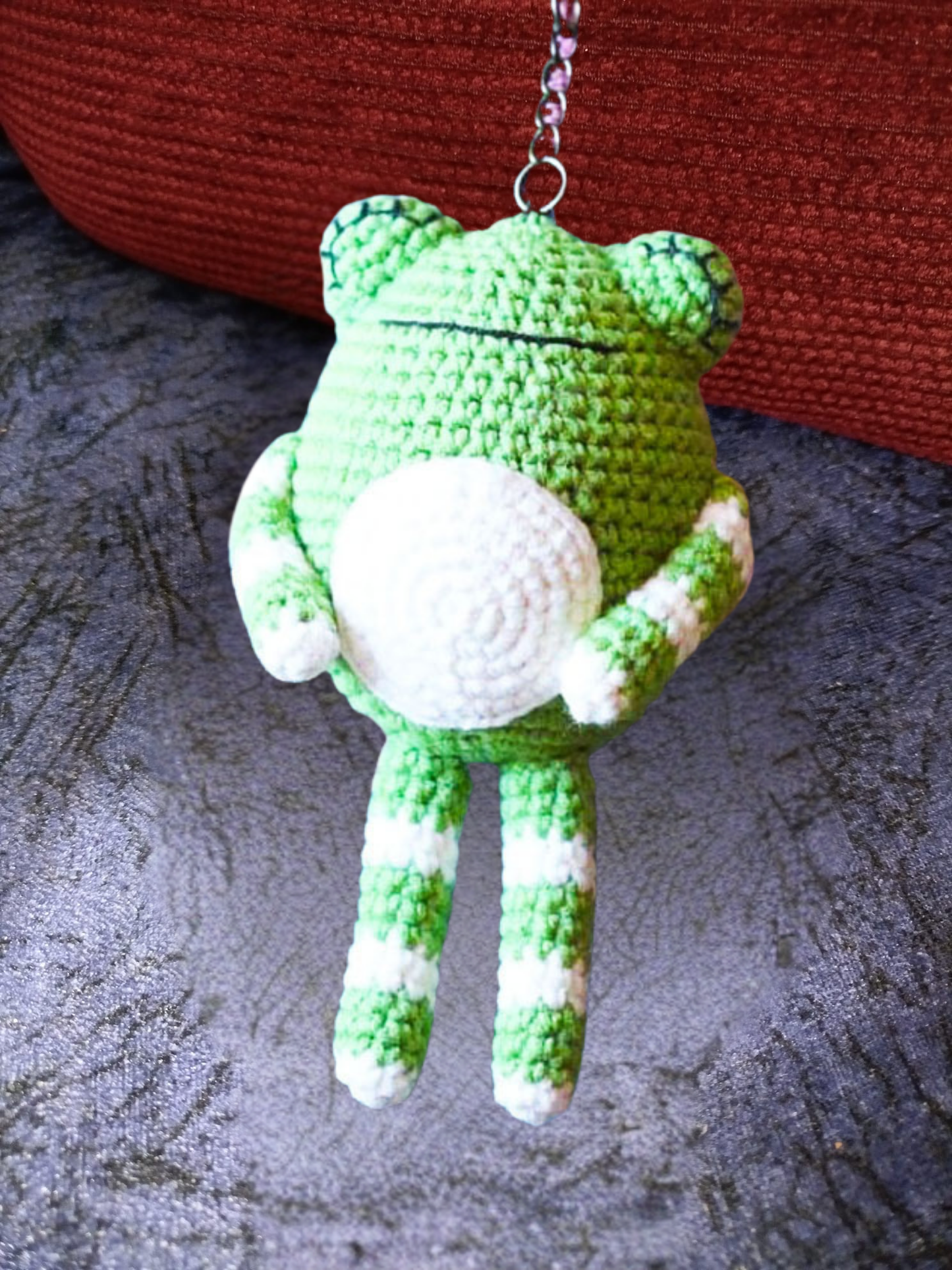 Amigurumi Frog Keychain Pattern | Long-Legged Binky PDF