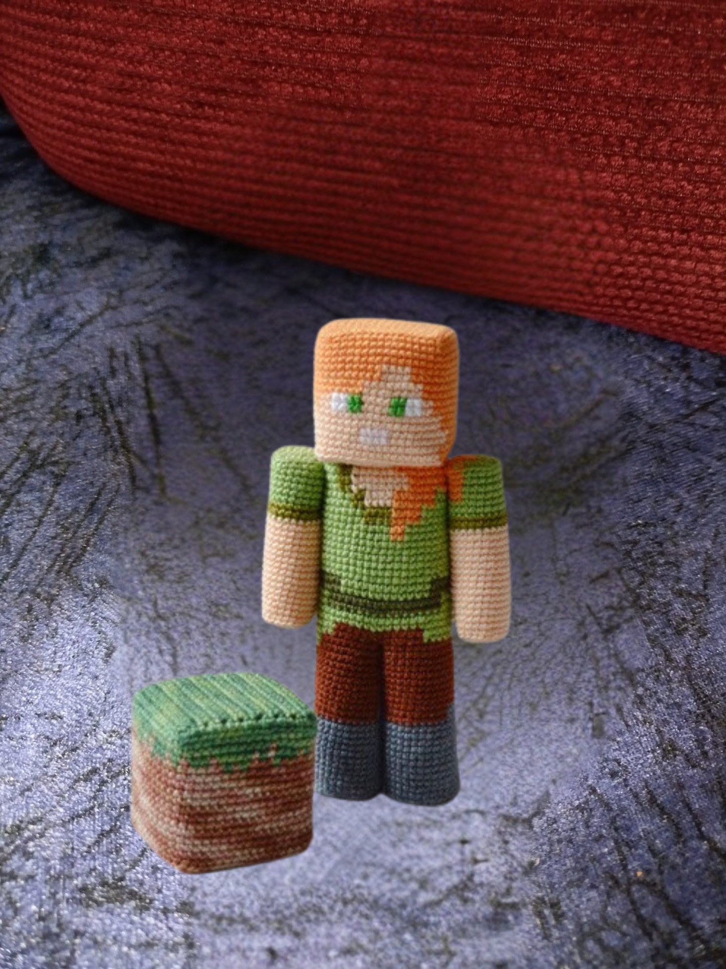 Alex Crochet Pattern PDF | Minecraft Amigurumi Plush Doll Tutorial