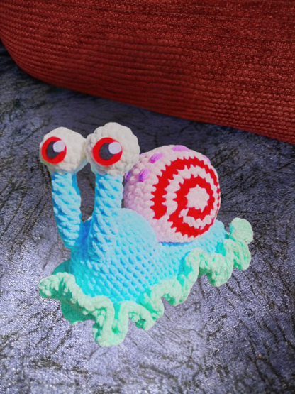 Amigurumi Snail Plush | Handmade Crochet Toy Gift