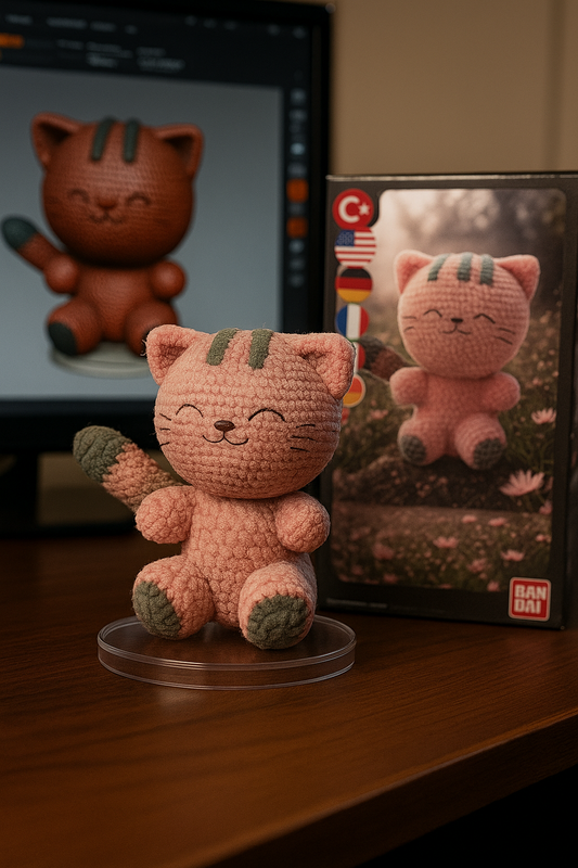 Amigurumi Cat Crochet Pattern | Plusha Plush Toy PDF