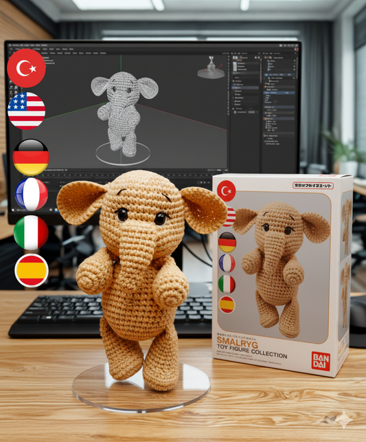 Amigurumi Elephant Crochet Pattern | Plush Toy PDF
