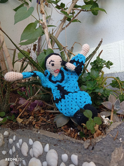 Amigurumi Crochet Pattern: Hola Doll with Hat & Collar (PDF Download)